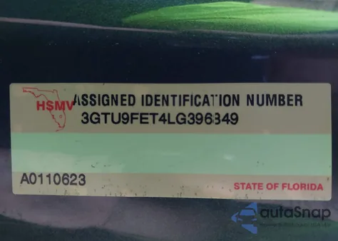 2020 GMC Sierra 1500 4Wd Short Box Denali из США, поврежденный, VIN 3GTU9FET4LG396849